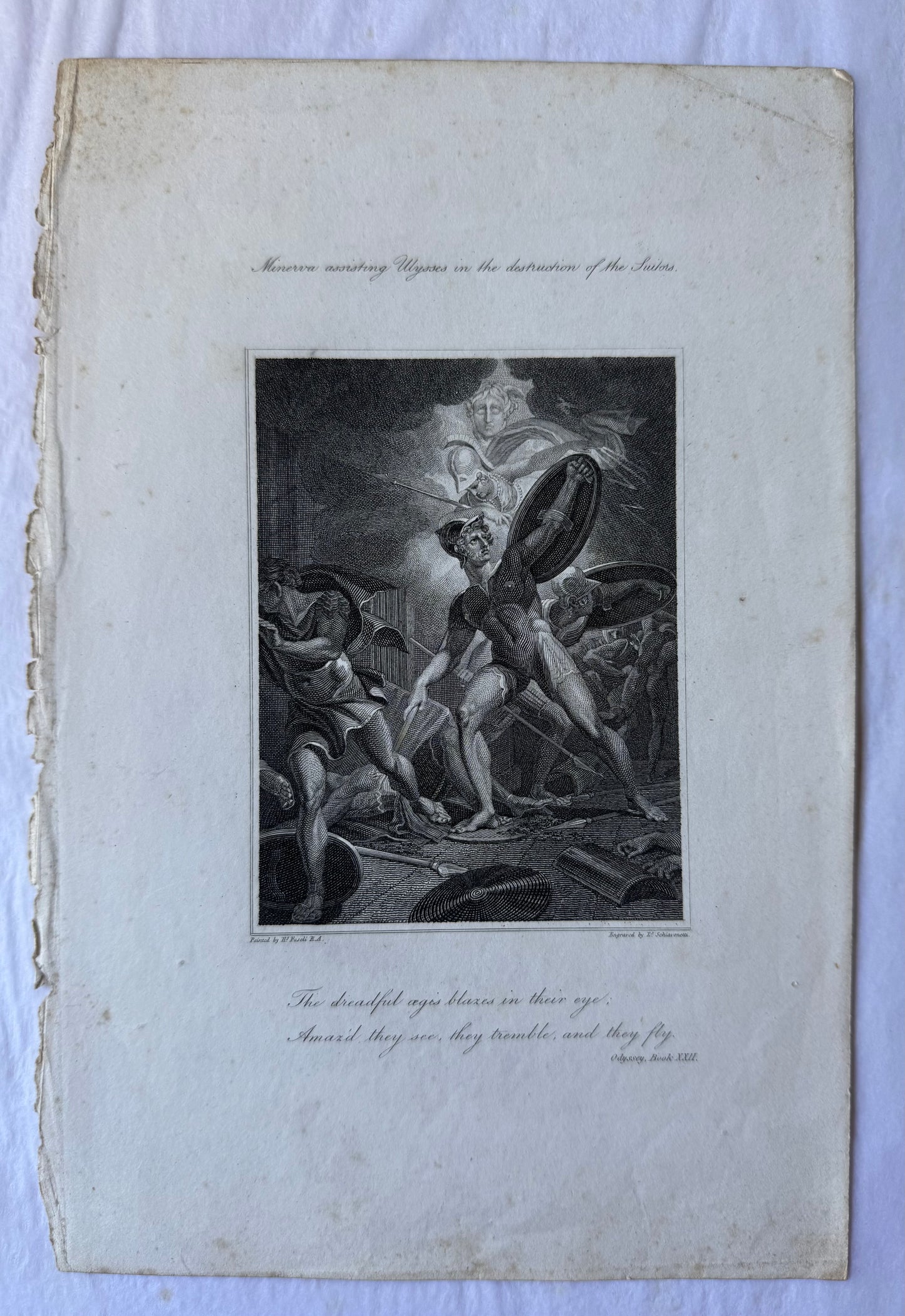 Minerva Assisting Ulysses in the Destruction of the Suitors
