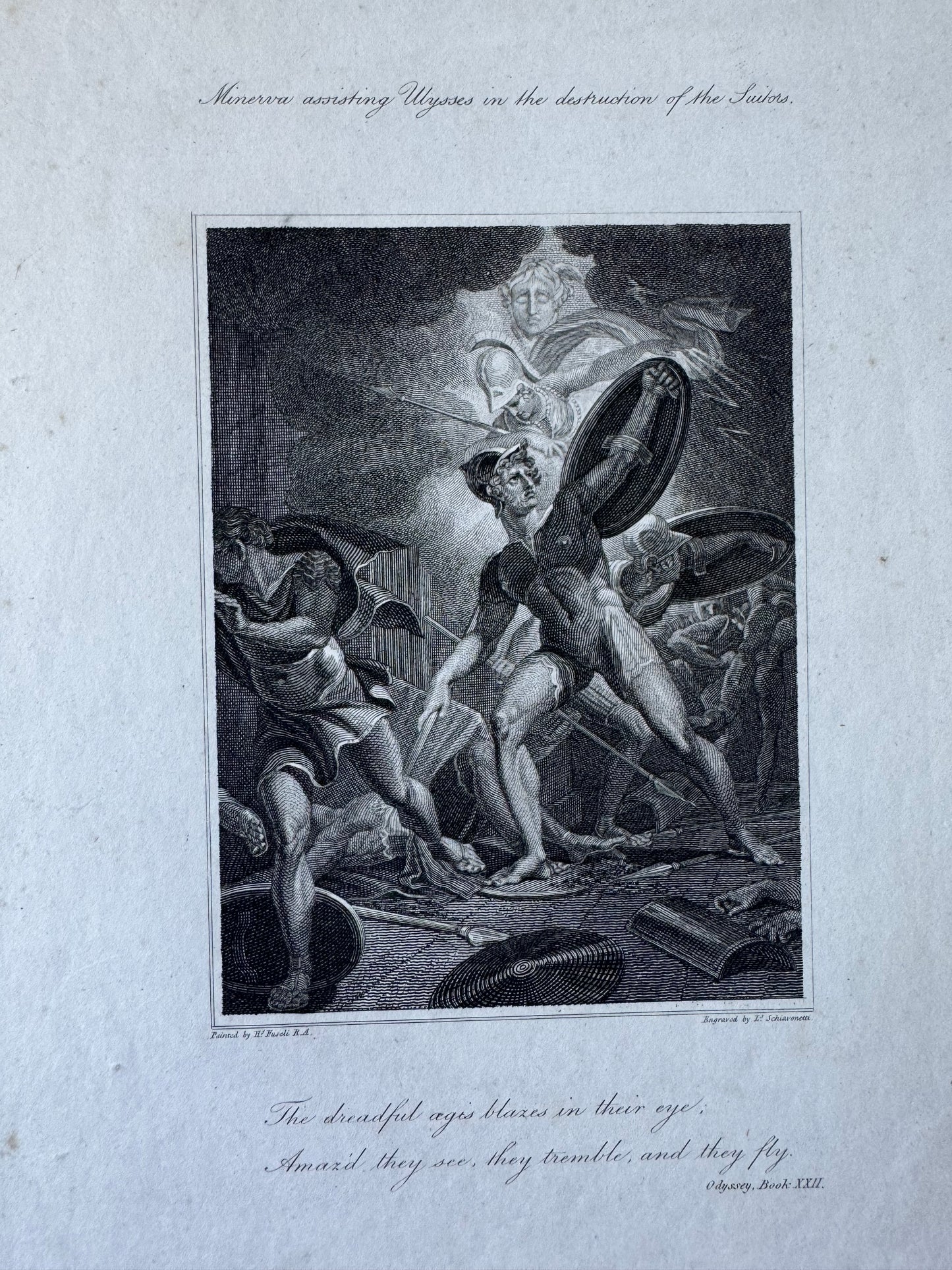 Minerva Assisting Ulysses in the Destruction of the Suitors