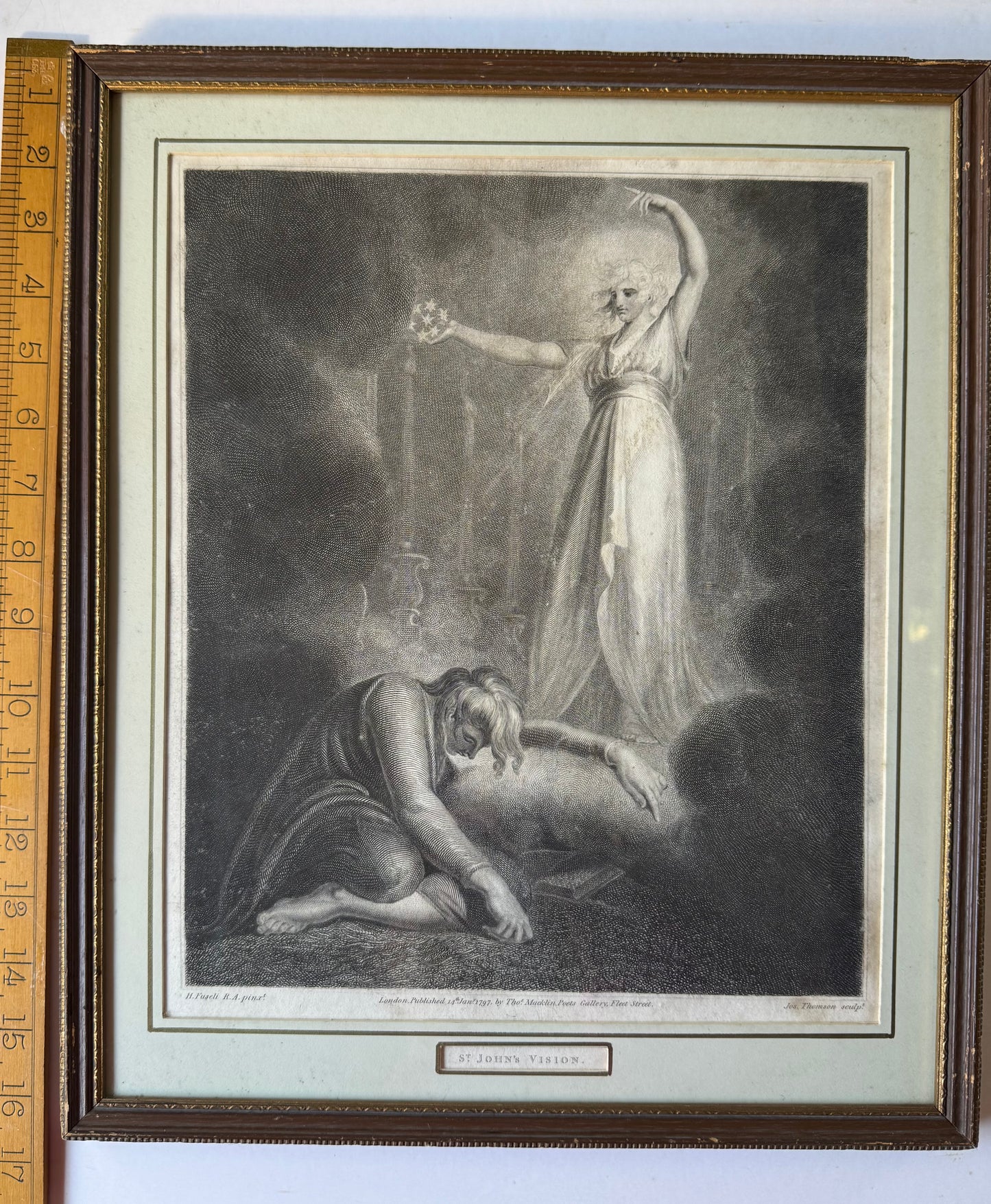St. John’s Vision (1797) – An Engraving after Henry Fuseli
