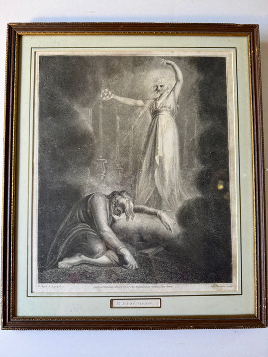 St. John’s Vision (1797) – An Engraving after Henry Fuseli