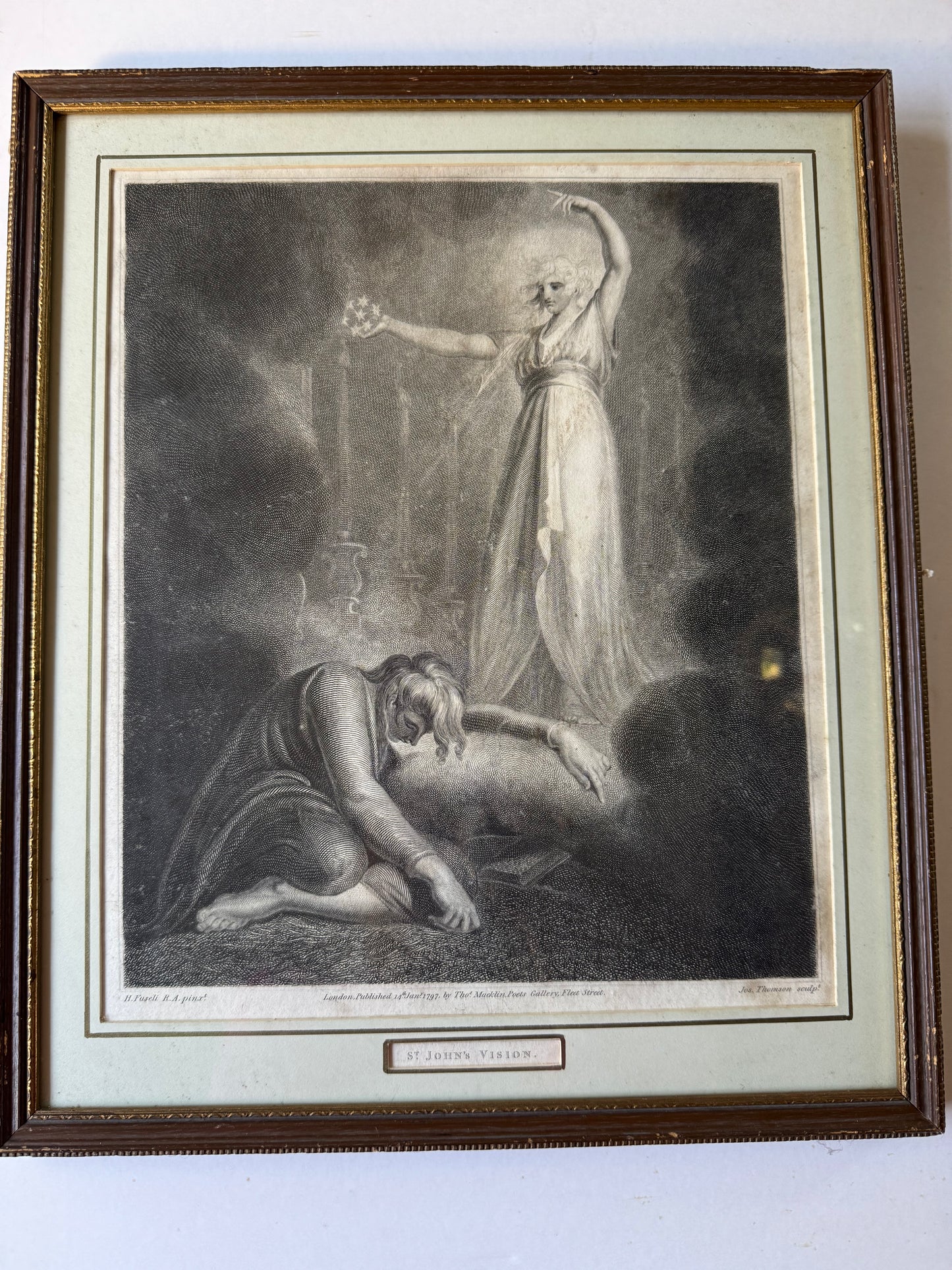 St. John’s Vision (1797) – An Engraving after Henry Fuseli